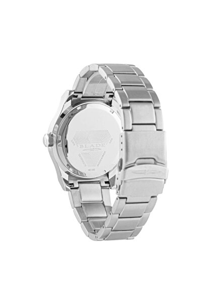 Blade Twist Grey 3581 G 2 SGS SS Case & Band Calendar Men's Watch