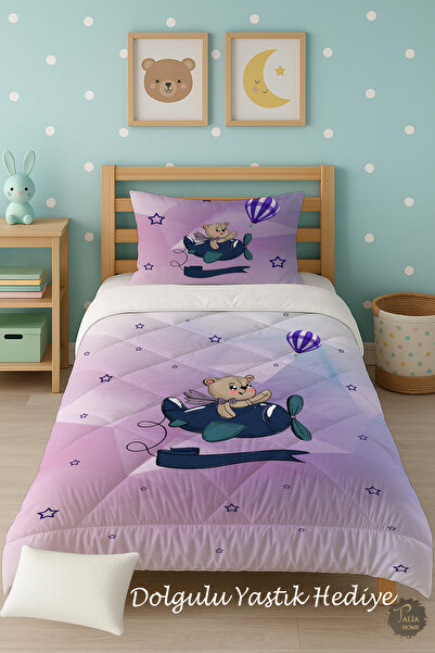 Talia Home Дитячий ковдра з малюнком літаючого ведмедя TLAG-072