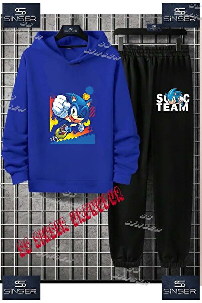 SS SİNSER Set de trening cu hanorac cu imprimeu special pentru copii, unisex,...