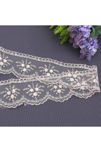 DUCK HOBY 1 Top Market Guipure Ecru Lace Tape 8.5-9 Mt, Guipure, Lace, Edge Pattern, French Lace