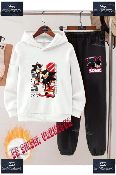 SS SİNSER Set de trening cu hanorac cu imprimeu special pentru copii, unisex,...