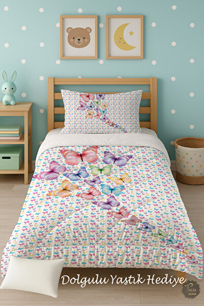 Talia Home Дитячий ковдра з малюнком метеликів TLAG-115