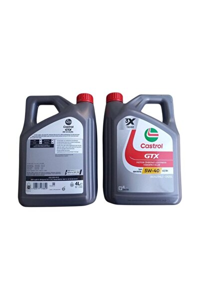 CASTROL MOTOR YAĞI 5W40 GTX 4 LİTRE