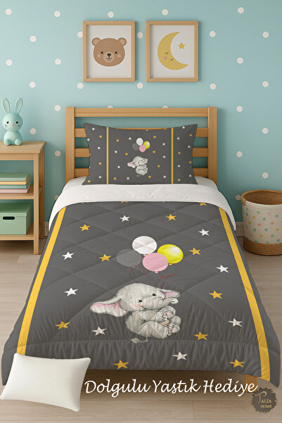 Talia Home Дитячий односпальний ковдра з малюнком слона TLAG-187