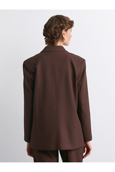 mirabella Women's Oversize Daddy Premium Lined Blazer Jacket