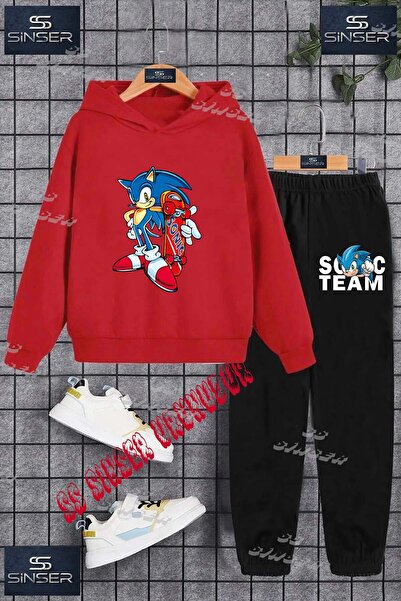 SS SİNSER Set de trening cu hanorac cu imprimeu special pentru copii, unisex,...