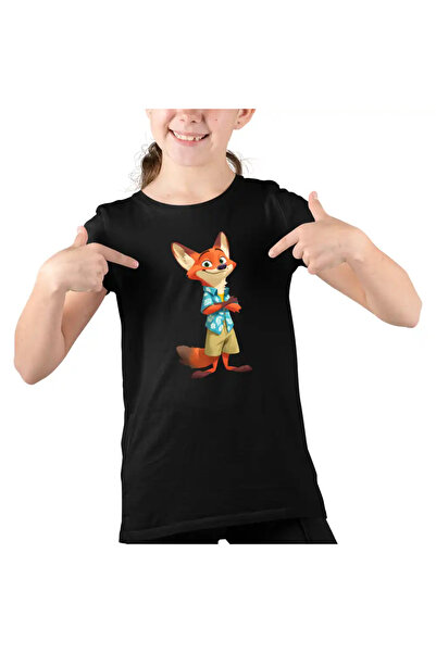 OEM Tricou Copii Fete Zootopia Nick Wilde