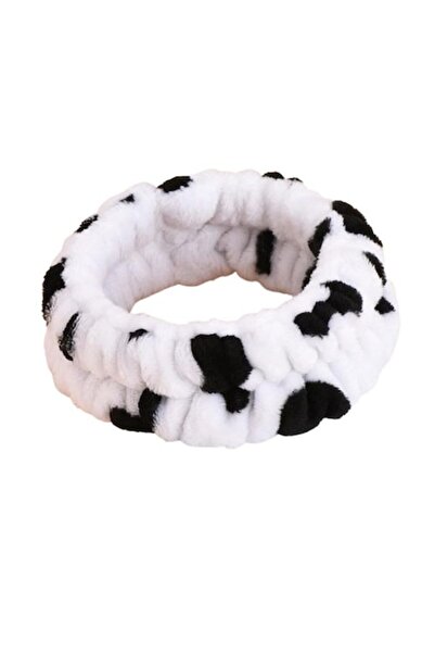 SYGGY Bath/Cosmetic Headband, Makeup, SPA, White Black Spots
