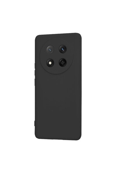HONOR Husă Magic 7 Lite din silicon catifelat cu interior din microfibră și protecție pentru cameră – Neagră