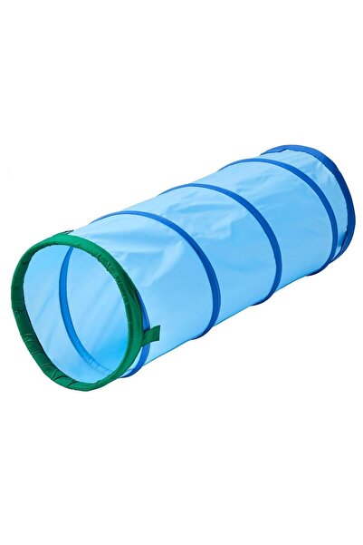 IKEA Çocuk Oyun Tüneli, Mavi-Yeşil Renk 126 Cm,Katlanabilir Çocuk Oyun Aktivi...