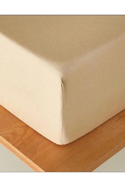 English Home Classy Twill Single Fitted Sheet Beige