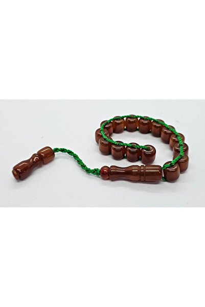 MERCAN-I ALA Natural Hand-Knoven Zaza Model Signature Systemed Tasbih with Ta...