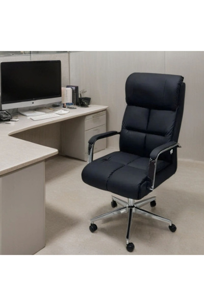 Tasamem Dafia swivel leather office chair