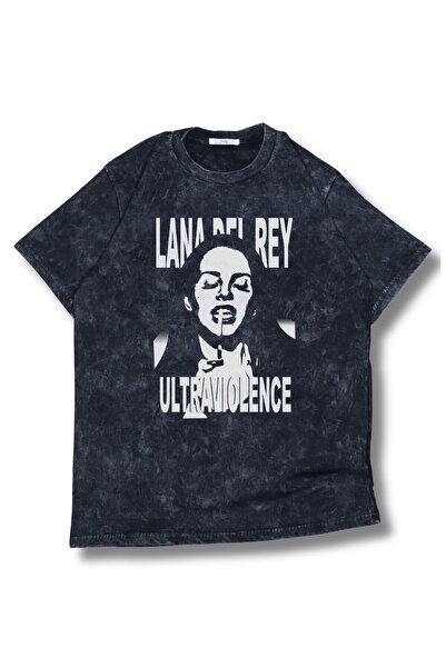 Fuddy Moda Unisex μπλουζάκι με γράμματα Lana Del Rey, ρετρό μπλουζάκι με θέμα...