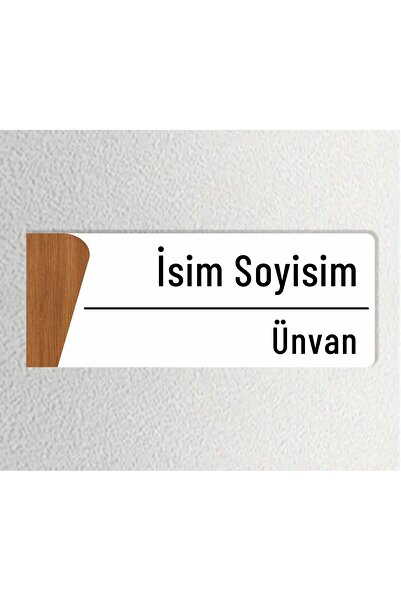 zafrakreklam Özelleştirilebilir Ofis Oda Kapı isimliği Yönlendirme Tabelası 2...