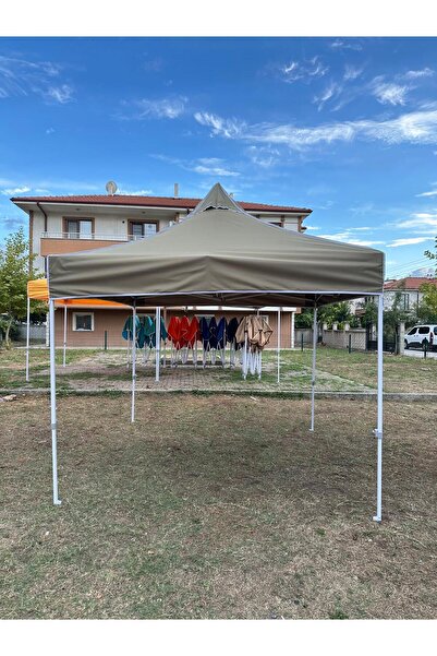 İKİZLER BRANDA 3x3 Gazebo Çadır – Tente – Taziye Çadırı – Bahçe, Balkon, Teras ve Organizasyon Çadırı