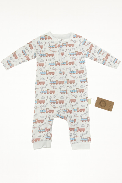 For My Baby Zippered Baby Rompers