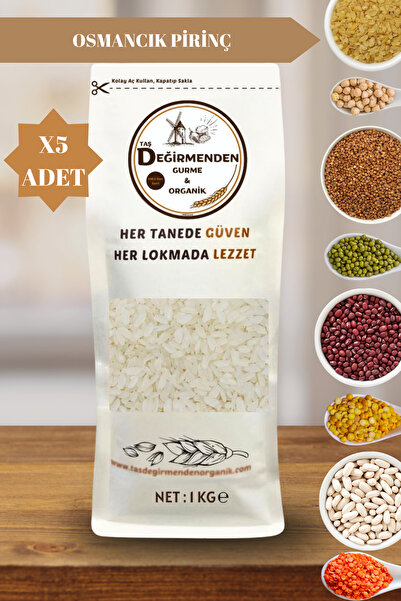 Taş Değirmenden Organik Atalık Osmancık Pirinç - 5 Kilo