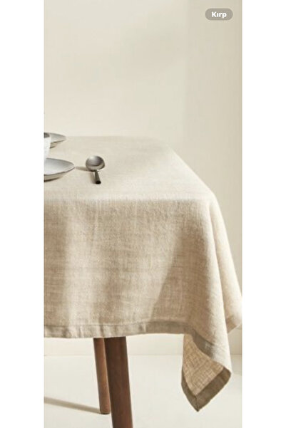 LUMIA ÇEYİZ LUMIA Keten pamuk Masa örtüsü 100 x 100