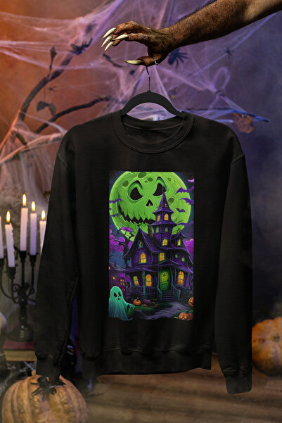 MAGORS ستايل-إكس هالوين - سترة رياضية مطبوعة للجنسين بتصميم الهالوين، مصنوعة ...