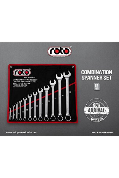 Roto Combination Spanner Set – 12 PCS (6-32mm)
