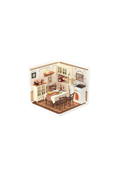 Rolife 3D puzzle, Warm Dining Room mini house, Plastic, RoLIfe, 150 pieces