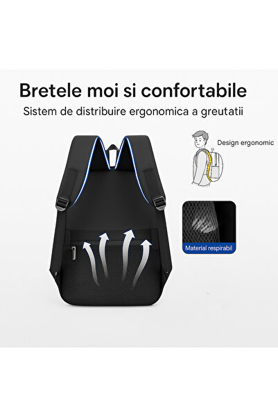 TnsAround TNS® Multifunctional Backpack, Laptop Compartment, Airplane Luggage, School, Travel, 3 Compartments