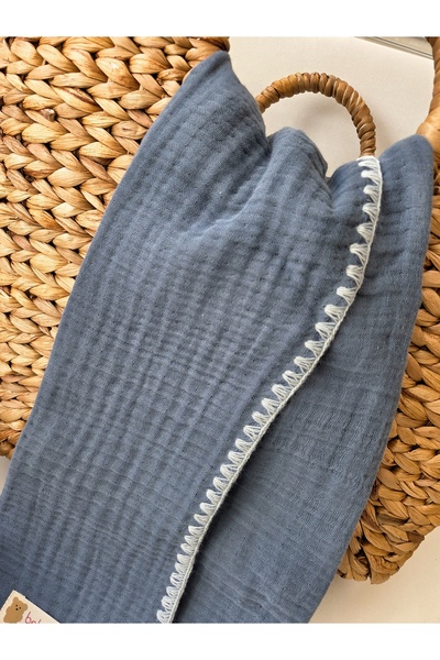 GizaKids 100% Cotton Muslin Baby Blanket | Multi-Purpose Coverlet