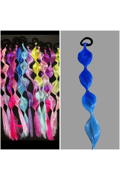 AresTokaAksesuar إكسسوار شعر من التينسيل الفقاعي مع مشبك مطاطي