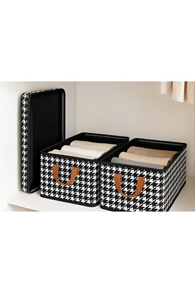 Handyol 2 Pieces Steel Closet and Shelf Organizer 45X25X20 Foldable Clothing ...