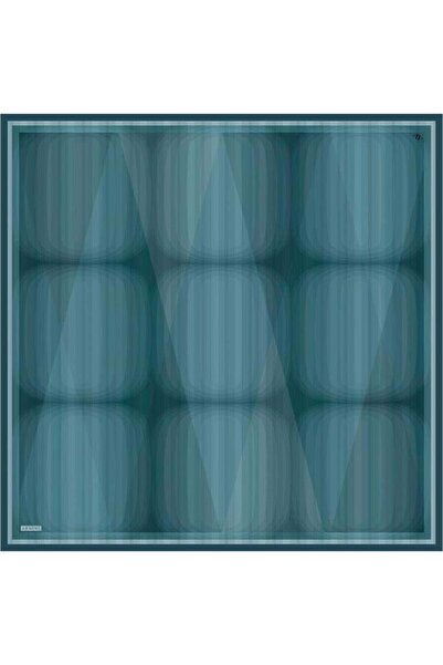 Armine وشاح سيرا من الحرير الخالص IST 9402-33 بنمط مختلط بلون البترول