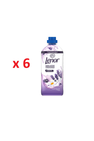 lenor x 6 Lavender & Camomille Balsam Rufe 1,491 L