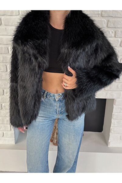 GALAVİP Women's Premium Soft Textured Lined Sunu Fur