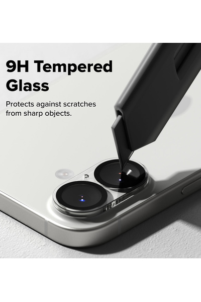 bbtech Crystal Clear 9H Anti-Break Glass Camera Unit and Lens Protector Compatible with iPhone 17