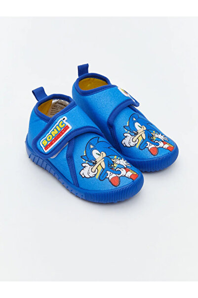 LC Waikiki Mavi Sonic Baskılı Erkek Bebek Panduf -For Myself-