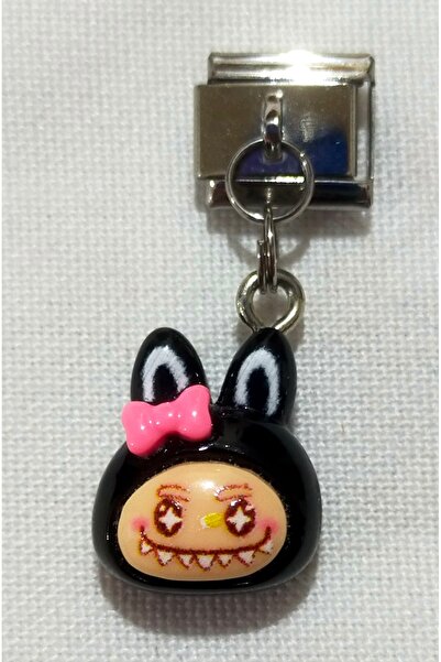 SATIYU BUTİK Labubu Figured Charm – Italian Bracelet Compatible Stainless Steel