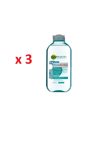 Garnier x 3 SKIN NATURALS Apa Micelara Pure Active 400 ml