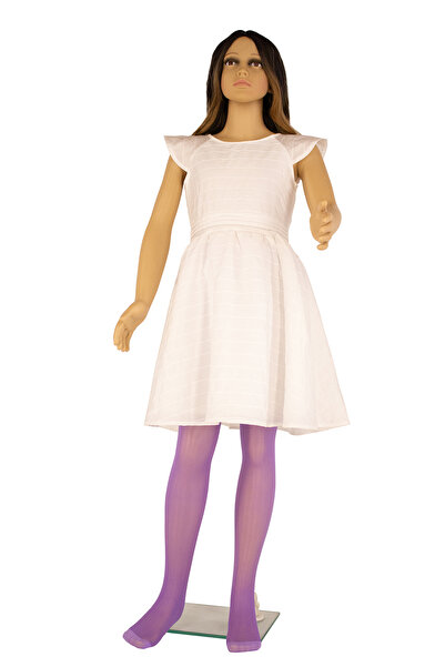 PETRA-ELISA Children's Lycra 20 Den Leotard Iolanda, Liliachiu, 6-9 years