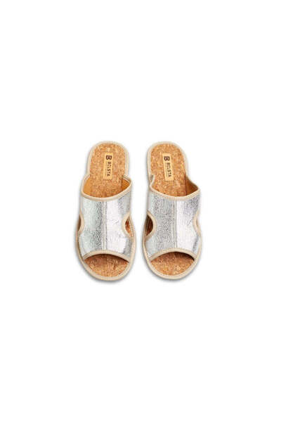 Belsta Silver slippers