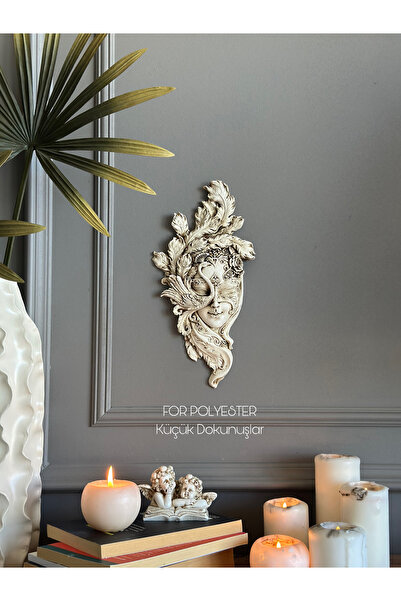 FOR POLYESTER Küçük Dokunuşlar Duvar Maskı Biblo/Duvar Kombin/Ev-Ofis Dekorasyon