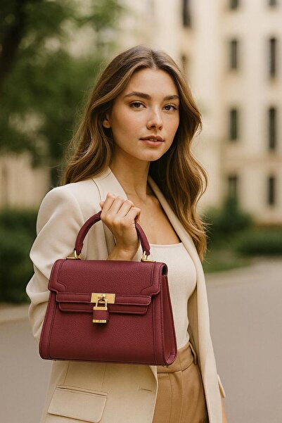 Generic Ladies Handbag with Lock Design – Shoulder & Top Handle Bag For Women