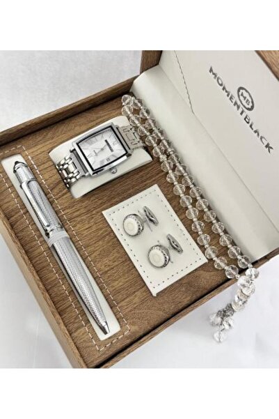 MOMENT BLACK مجموعة هدايا مونت بلانك للرجال باللون الأسود