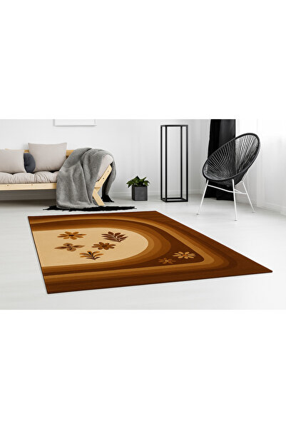 Rugs Modern Halı سجادة موسو زخرفية عتيقة بنمط منسوج وتصميم زهور بألوان البيج،...