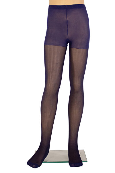 PETRA-ELISA Children's Lycra 20 Den Iolanda Tights, Navy Blue, 11-13 years