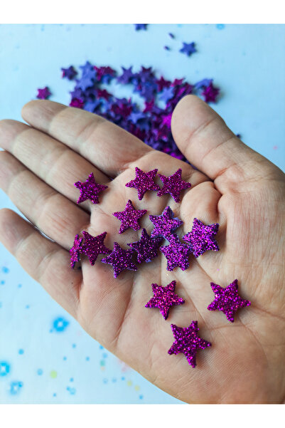 Atölye Doruk Simli Yıldız Masa Süsleme Konfetisi - Düğün, Doğum Günü Simli Yı...
