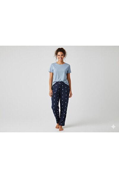FAMES PİJAMA Women's Seasonal Thin Pajama Bottoms