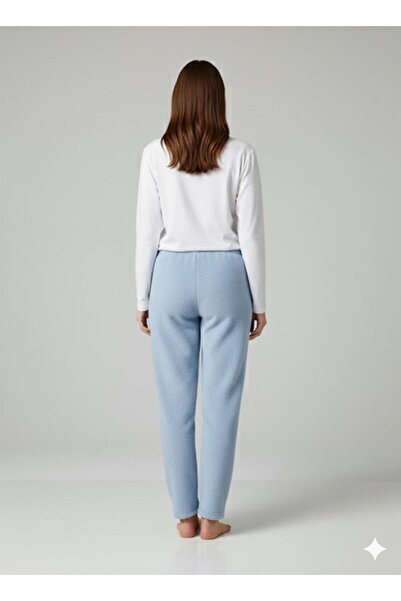 FAMES PİJAMA Winter Plush Women's Pajama Bottoms