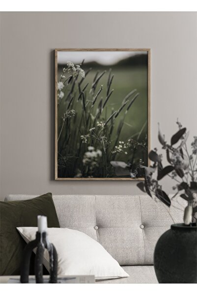 Thetic Grass In Bloom - Poster de perete PREMIUM fără cadru cu estetică modernă