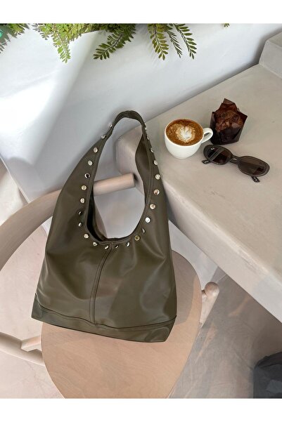 Senza Vedere Shoulder Bag Without Stud Detail
