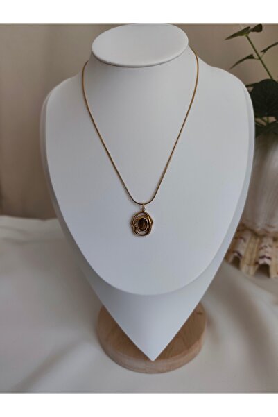 miyesa stainless steel Çelik Kaplan Gözlü Trace Kolye